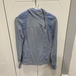 Lululemon Light Blue Hooded Pullover Jacket